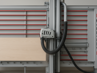 Formatizer koji obradjuje drvenu plocu